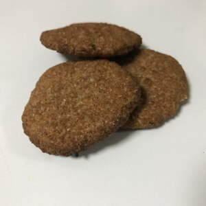 【糖質制限】袋１つで♪小麦ふすまのザクザククッキー